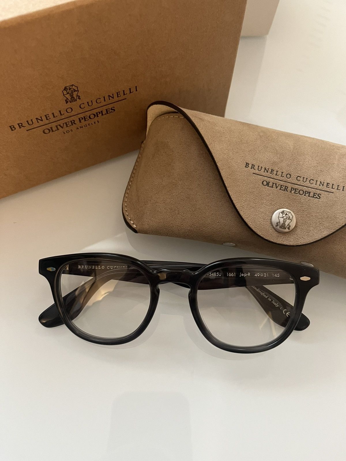 Oliver Peoples THE BRUNELLO CUCINELLI & OLIVER PEOPLES JEP-R Sun 49 Optical Size ONE SIZE - 16 Thumbnail