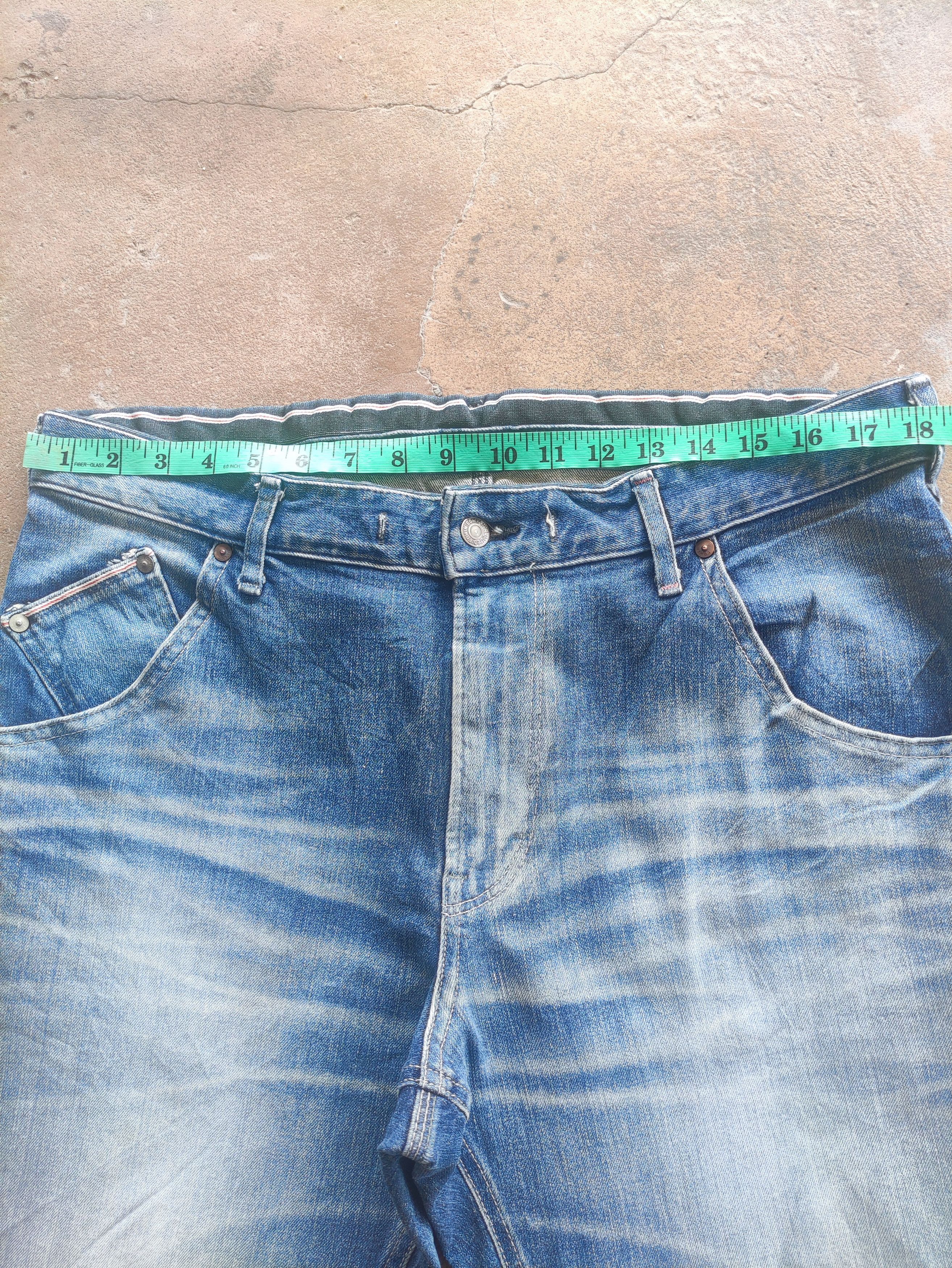 Edwin × Jean × Vintage Vintage Edwin Distressed Denim Faded Pants Jeans W38 Size US 38 / EU 54 - 6 Thumbnail