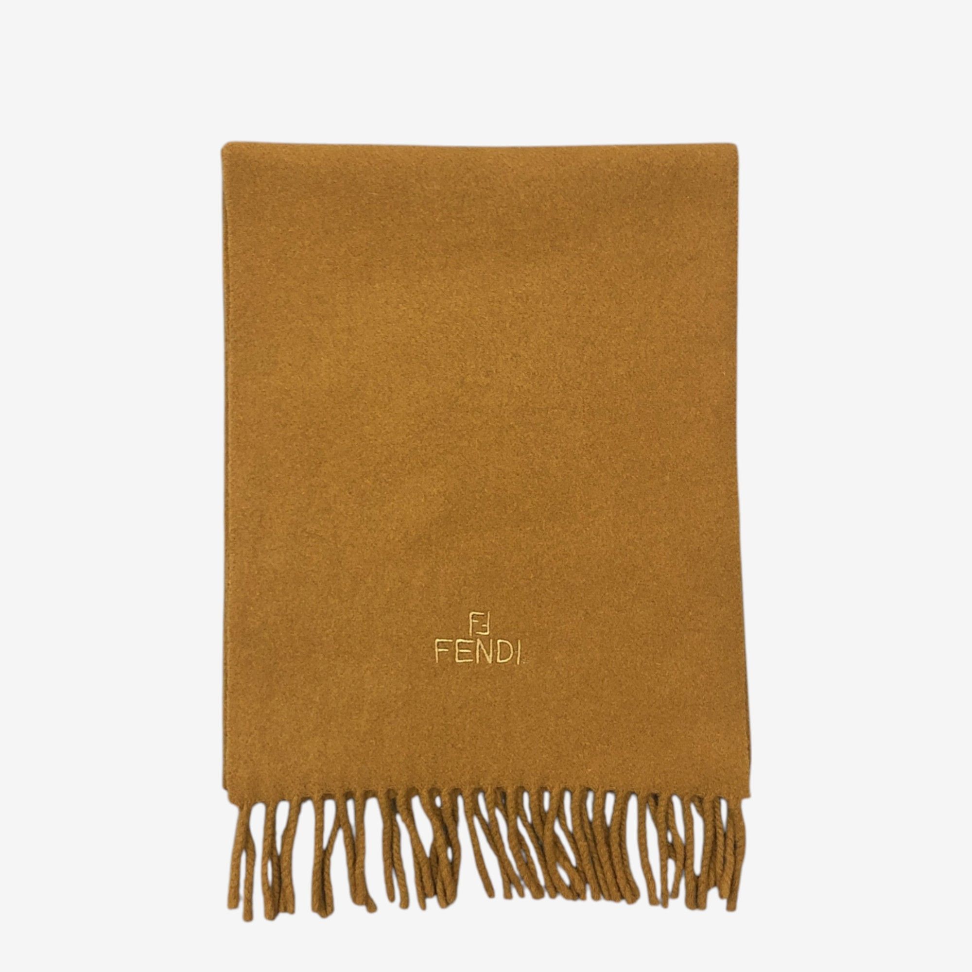 Japanese Brand Vintage Fendi Scarf Muffler Wool Winter Fringe Scarves Size ONE SIZE - 2 Thumbnail