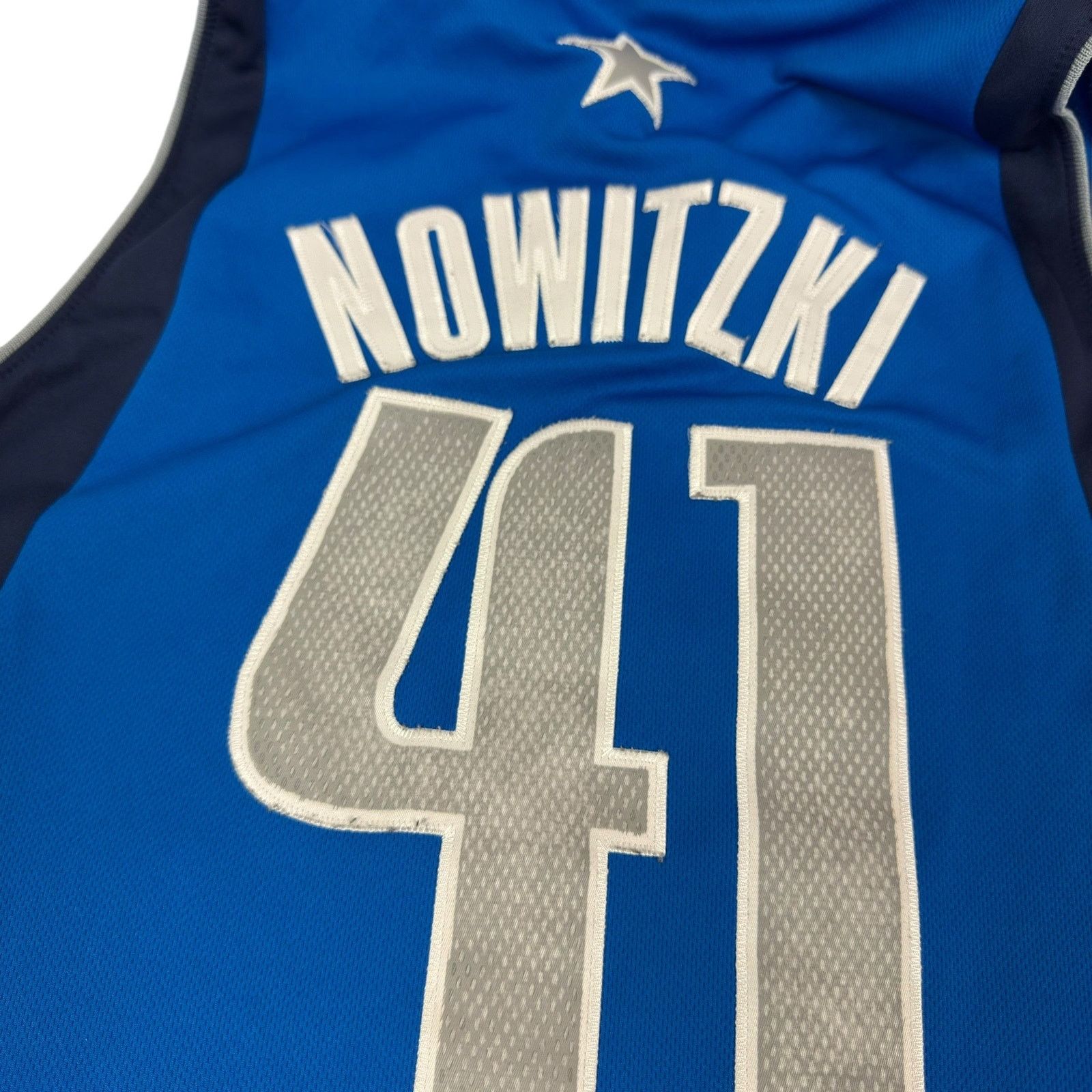 Adidas Adidas Mens Blue Dirk Nowitzki# 41 Dallas Mavericks Jersey M Size US M / EU 48-50 / 2 - 10 Thumbnail