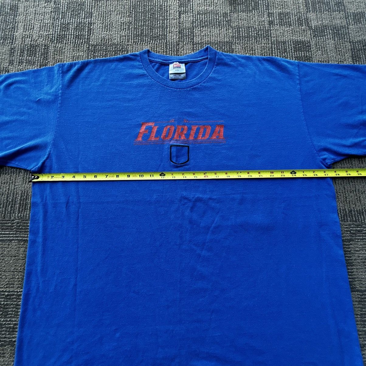 Nike Vtg Y2K University Of Florida Gators Nike Blue T-shirt Size US XXL / EU 58 / 5 - 5 Thumbnail