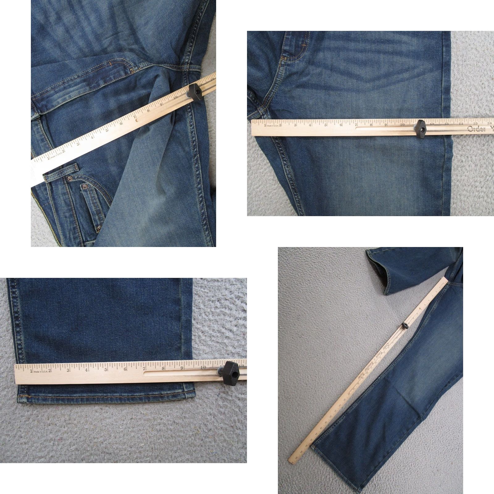Wrangler Wrangler Jeans Mens 38x32 Blue Denim Stretch Straight NEW Size US 38 / EU 54 - 6 Thumbnail