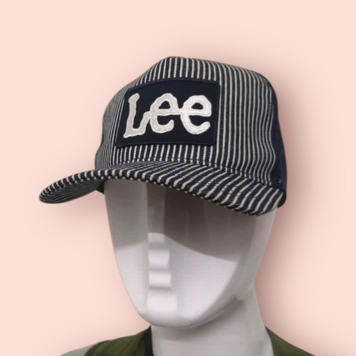 Lee RARE VINTAGE LEE HICKORY TRUCKER SNAPBACK HAT Size ONE SIZE - 2 Thumbnail