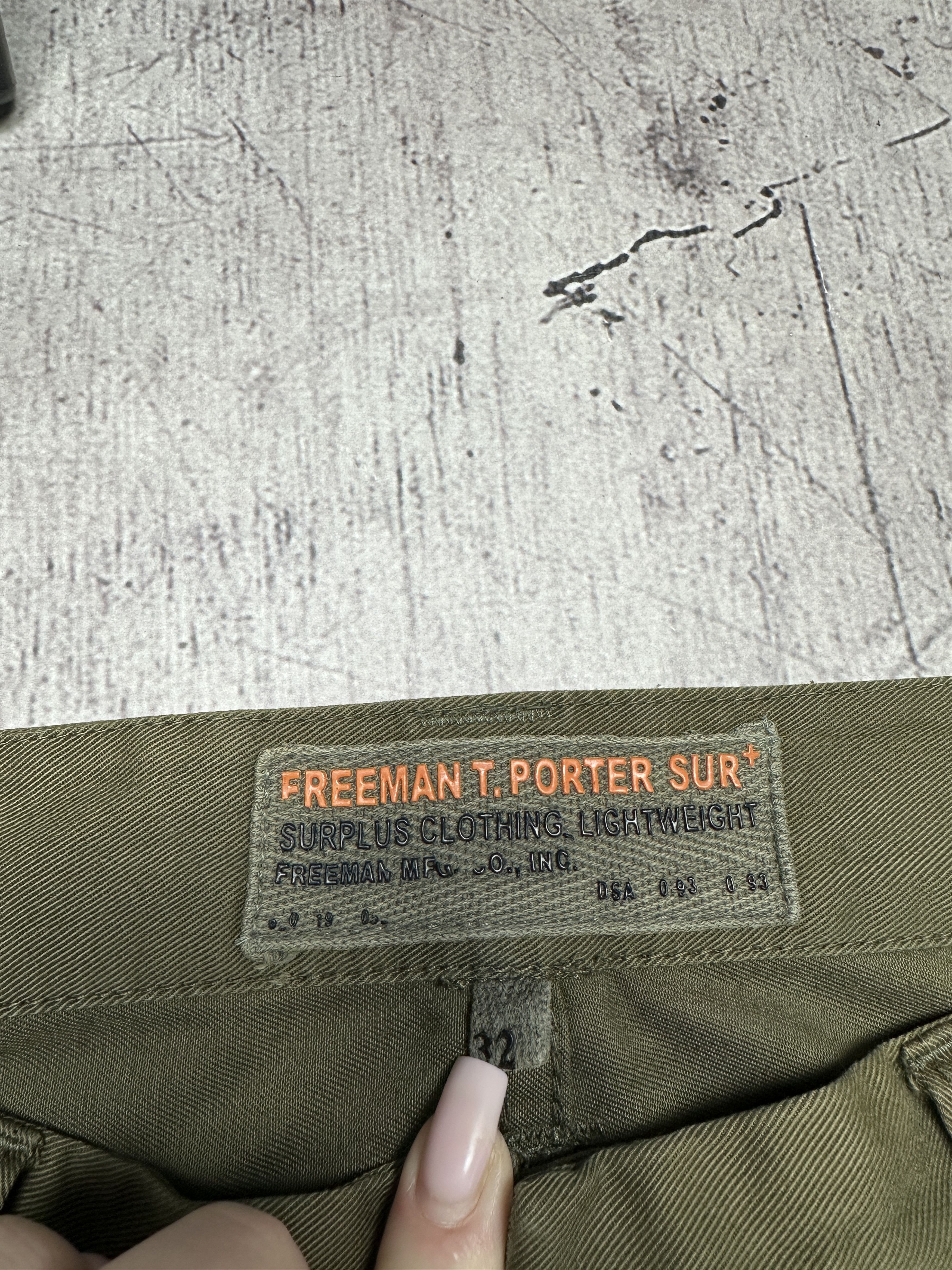Freeman T. Porter Freeman T. Porter Mens Workwear Military Cargo Pants Size US 32 / EU 48 - 5 Thumbnail