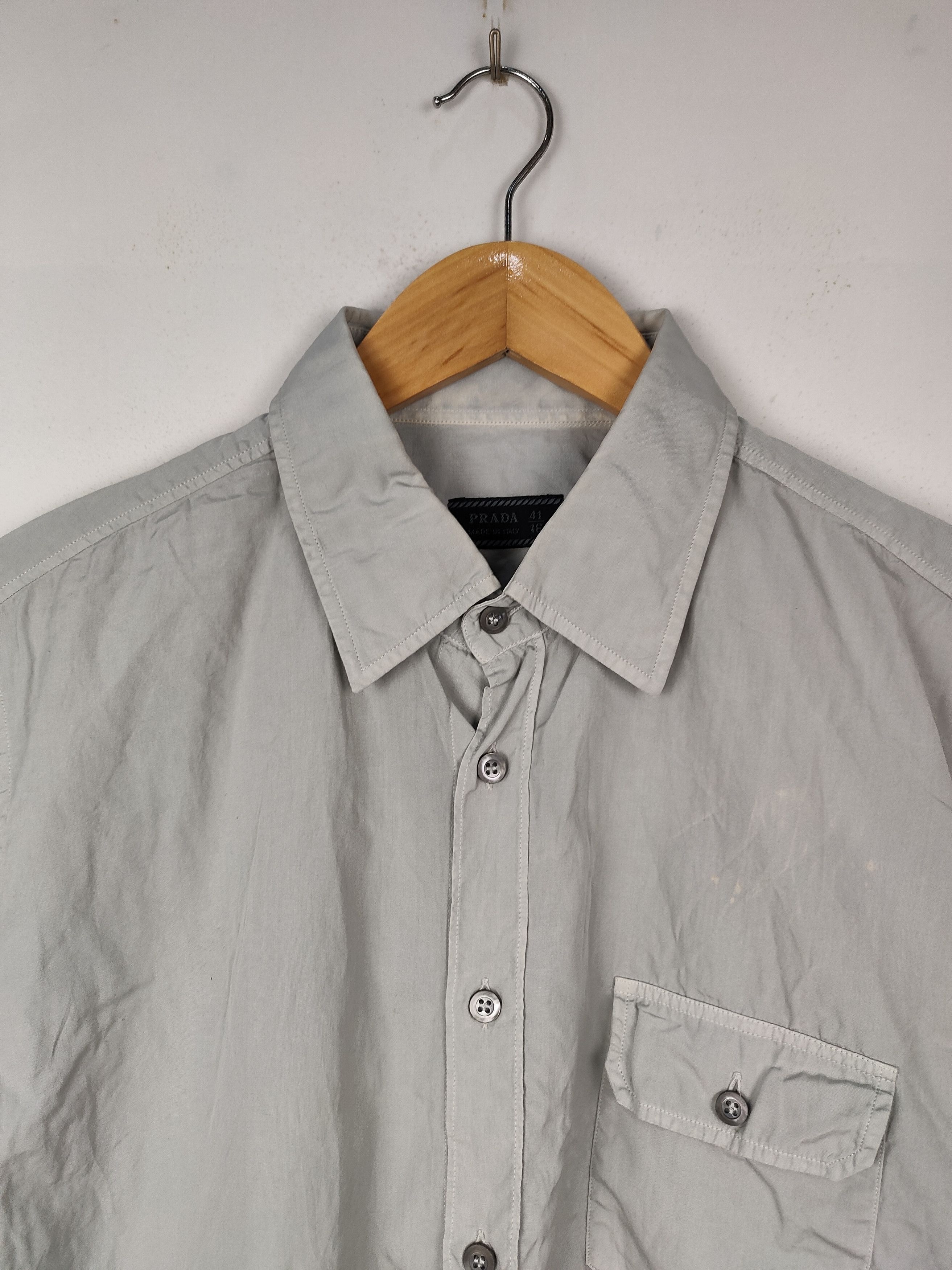 Prada Prada Button Up Shirt Size US M / EU 48-50 / 2 - 2 Thumbnail