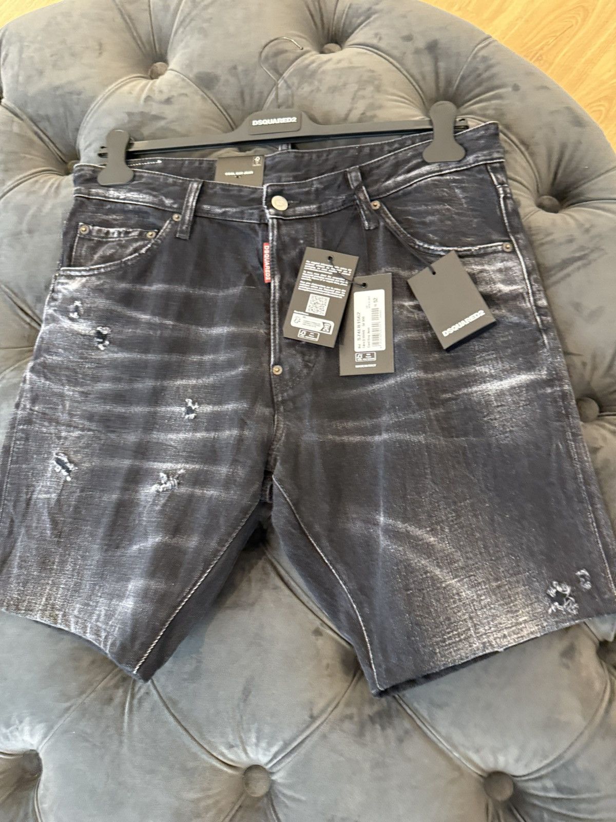 Dsquared2 Dsquared2 denim shorts Size US 36 / EU 52 - 1 Thumbnail