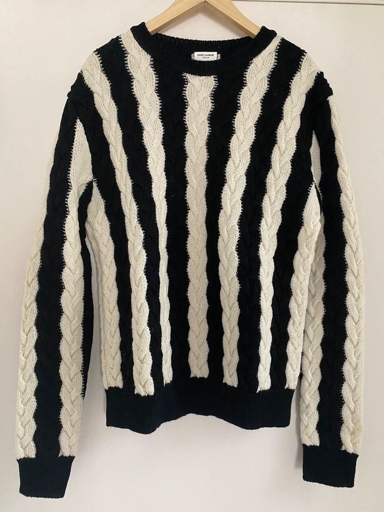 Saint Laurent Paris Saint Laurent Paris sweater Size US M / EU 48-50 / 2 - 2 Thumbnail