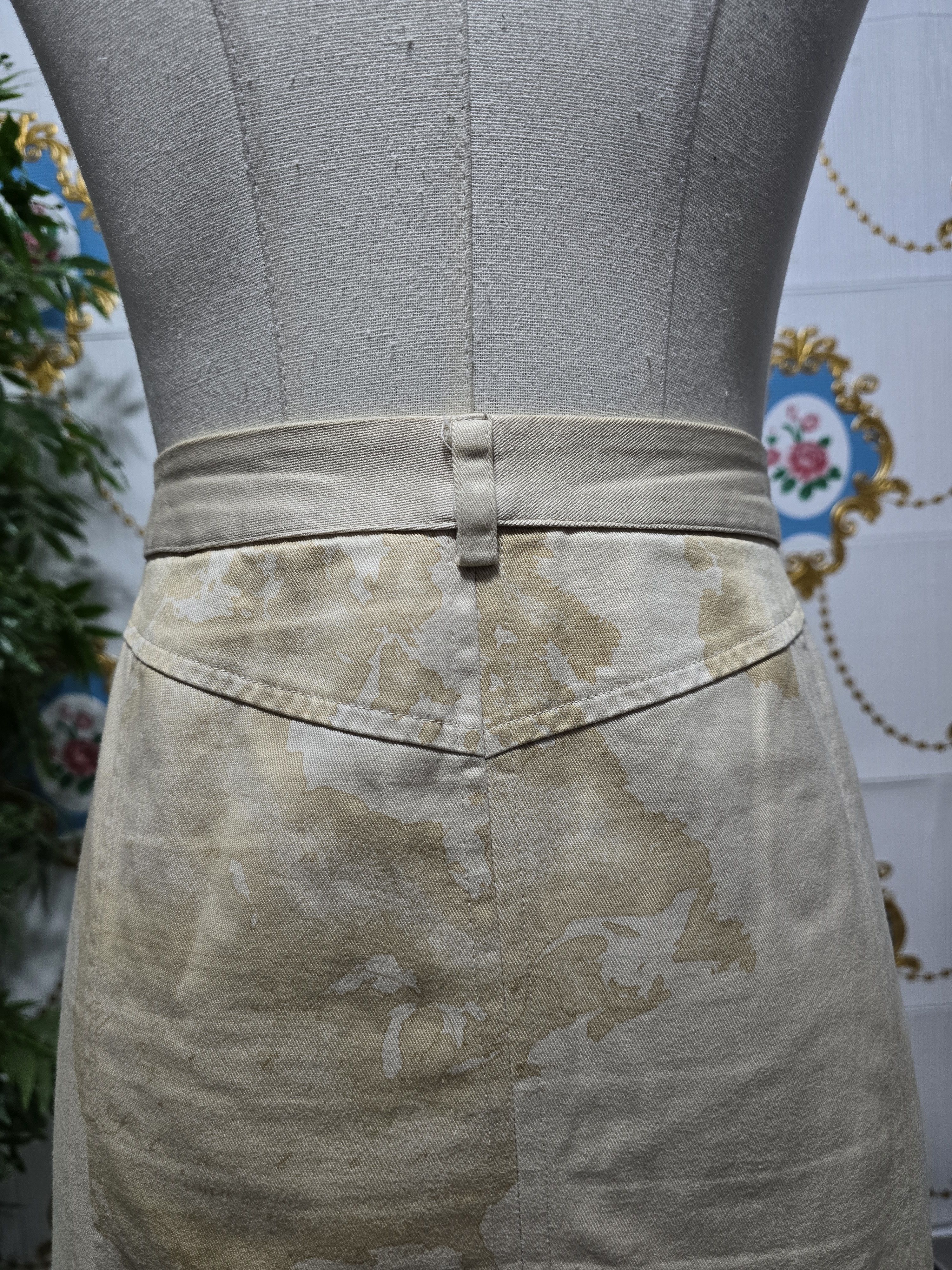 Alviero Martini Alviero Martini 1a Classe,VOYAGE skirt Geo map print Size 34" / US 12 / IT 48 - 12 Thumbnail