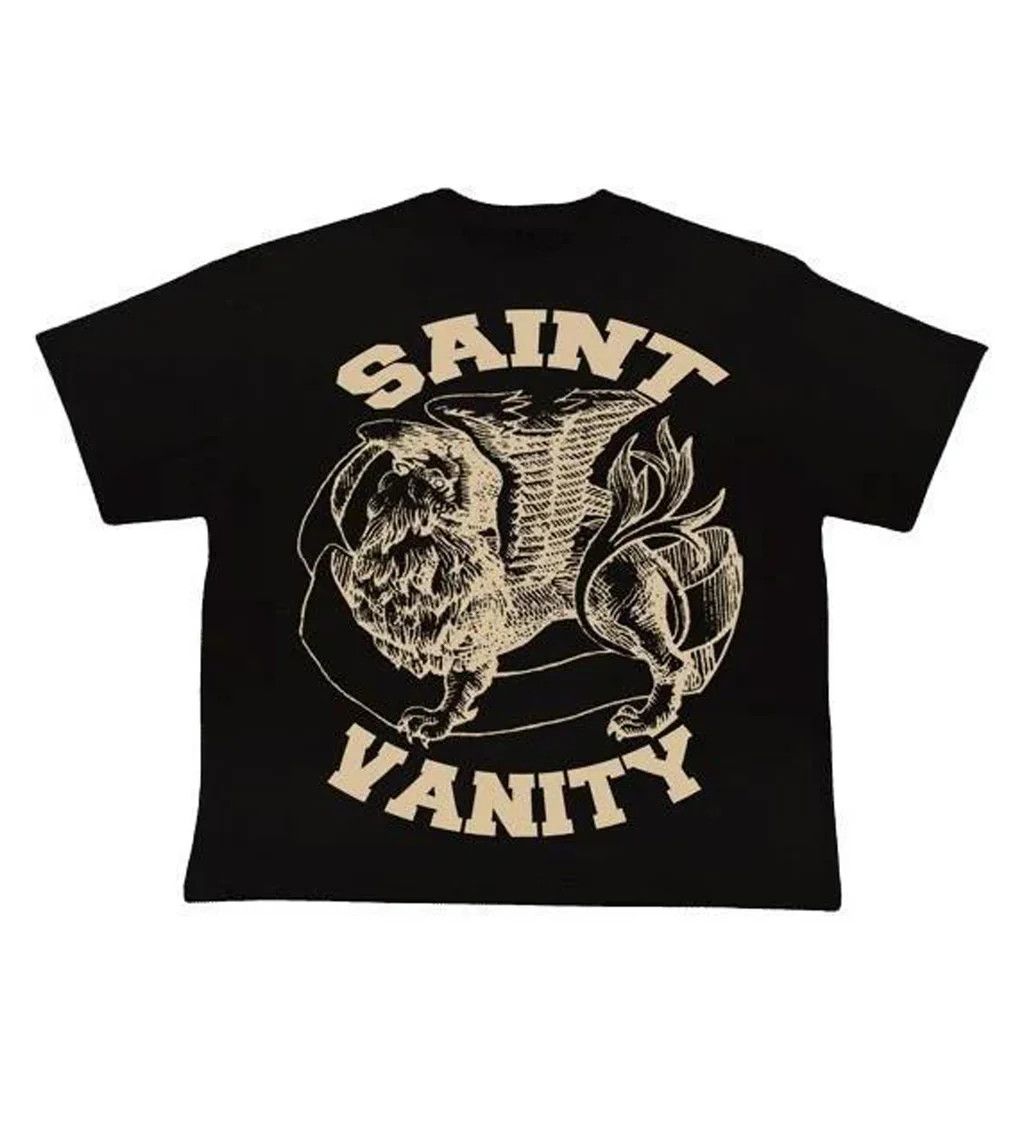 Saint Vanity Saint Vanity Griffin Tee Black/Cream Size LARGE Size US L / EU 52-54 / 3 - 1 Thumbnail