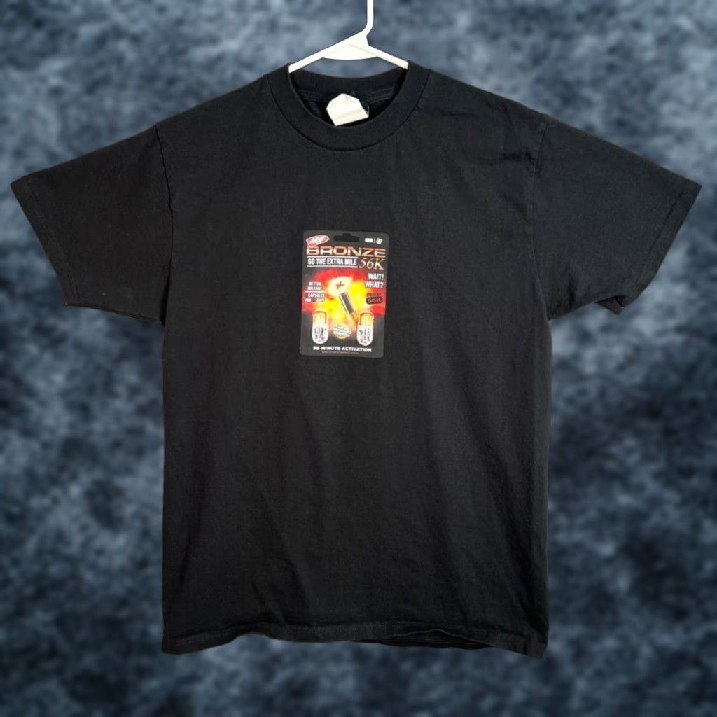 Huf Huf x Bronze 56k Graphic T Shirt Black Mens Size Medium 100% Cotton Size US M / EU 48-50 / 2 - 1 Thumbnail