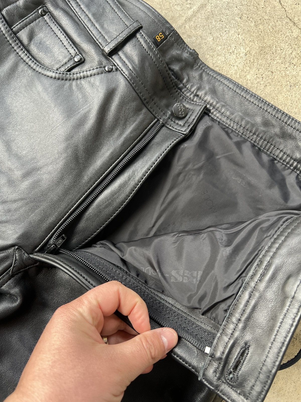Leather IXS Echtes Leder Moto Pants Size 58 Size US 36 / EU 52 - 4 Thumbnail