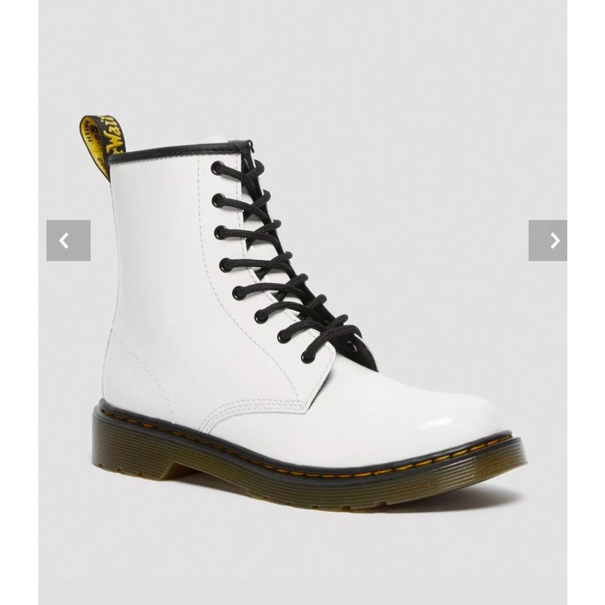 Dr. Martens Dr..Martens 1460 Patent Leather Lace Up Boots Size 6 Size US 6 / IT 36 - 2 Thumbnail