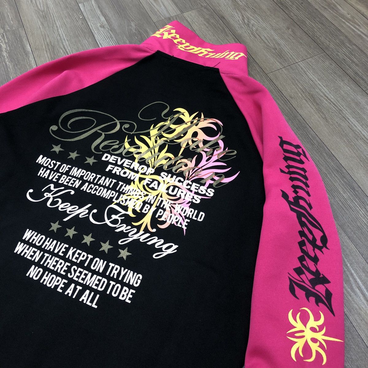 Japanese Brand 2000s Blue Men Trip Poem Tribal Lgb Goa Style Track Jacket Size US M / EU 48-50 / 2 - 3 Thumbnail