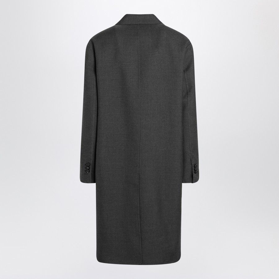 Bottega Veneta o1d2blof0825 Double-breasted Wool Coat in Gray Size US L / EU 52-54 / 3 - 2 Thumbnail