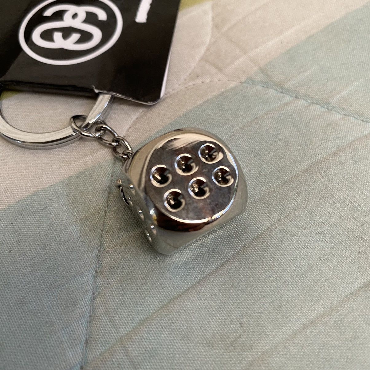 Stussy Dice Keychain