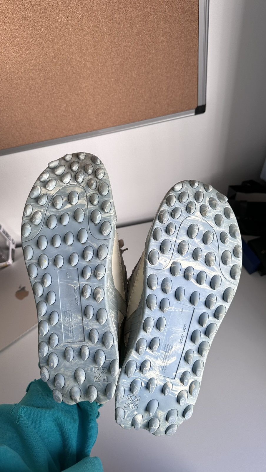 Off-White Off-white odsy 1000 blue marble 43 Size US 9 / EU 42 - 3 Thumbnail