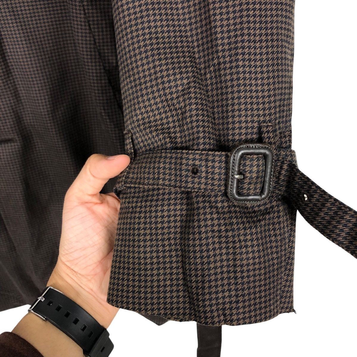Aquascutum × Vintage 📌Vintage Long Jacket Belted Aquascutum Made in England Size US M / EU 48-50 / 2 - 16 Thumbnail