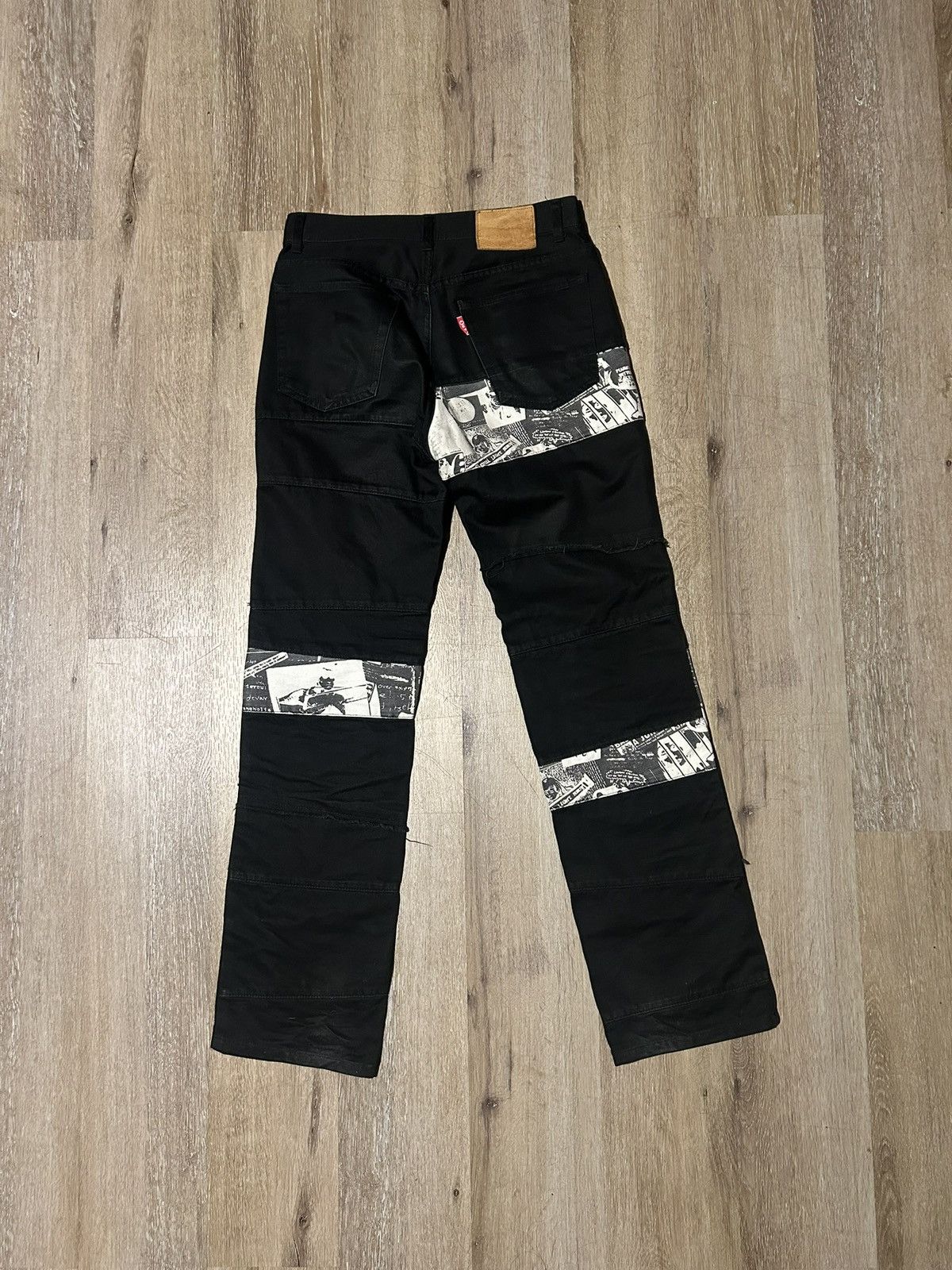 Hysteric Glamour Vintage Japanese Brand Worldwide Love Patchwork Hagi Pants Size US 28 / EU 44 - 4 Thumbnail