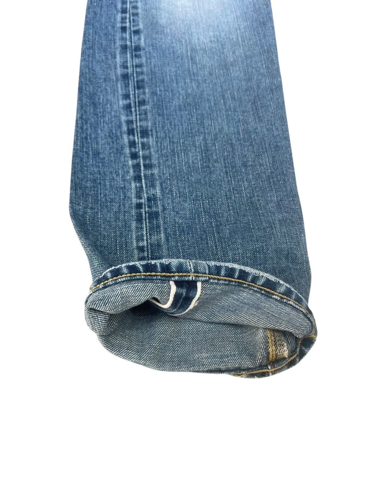 Lee Lee X TMT Japan Distress Embroidery Denim Selvedge Jeans Size US 29 - 9 Thumbnail