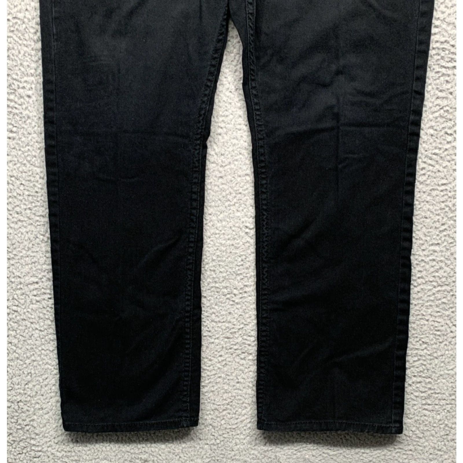 Buffalo David Bitton Buffalo David Bitton Jeans Men Slim Straight Stretch Black 5-Pocket Sz 35/28.5 Denim Skinny? Size US 35 - 3 Thumbnail