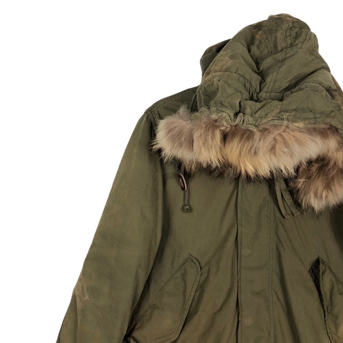 Avirex 🔥Vintage Parka Jacket Avirex USA Mink Fur Hoodie Bondage Size US S / EU 44-46 / 1 - 7 Thumbnail
