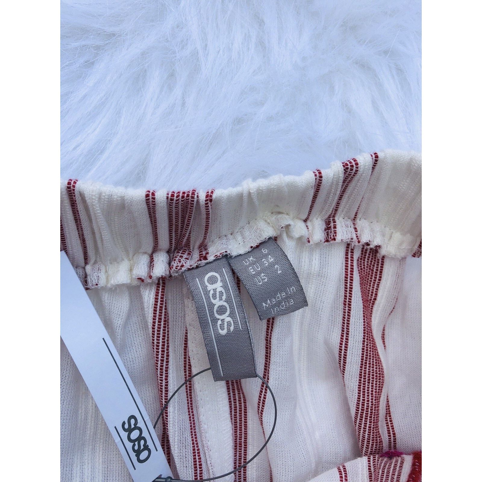 Asos Asos Embroidered Split Front Beach Pants Size US 2 A000193 Size 26" / US 2 / IT 38 - 8 Thumbnail