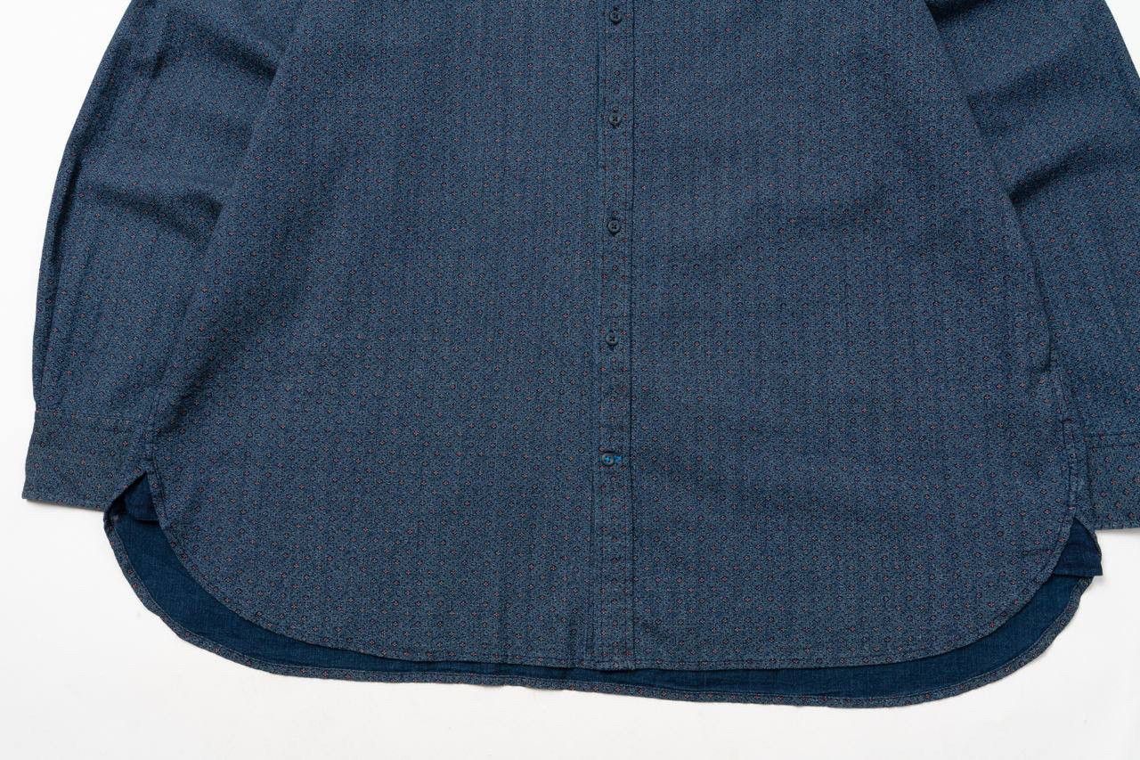 Tommy Hilfiger 🔵TOMMY HILFIGER Real Indigo Flower Print Button Down Shirt Size US XXL / EU 58 / 5 - 7 Thumbnail