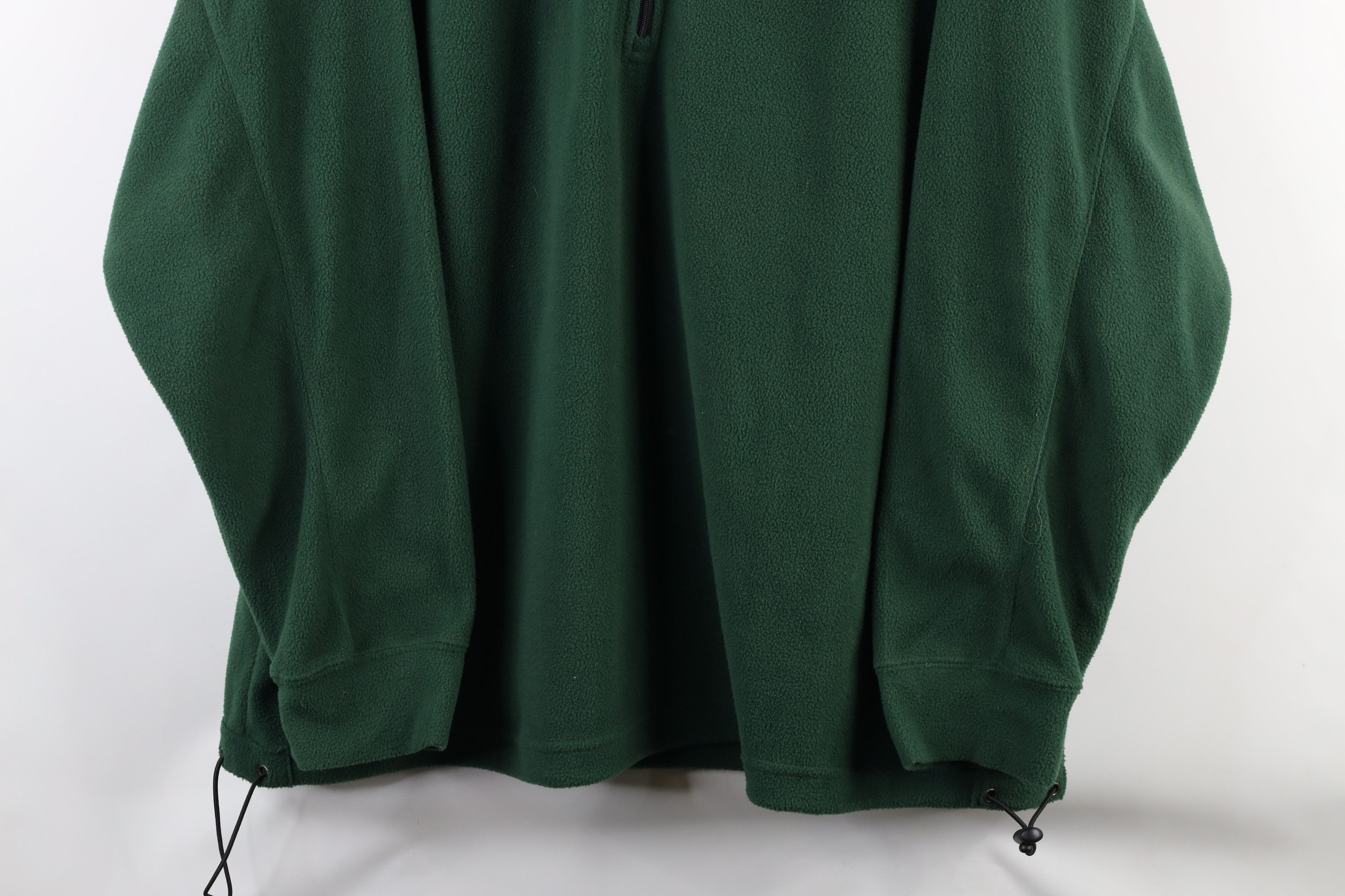 Vintage Vintage 90s Michigan University Half Zip Fleece Sweater Size US L / EU 52-54 / 3 - 3 Thumbnail