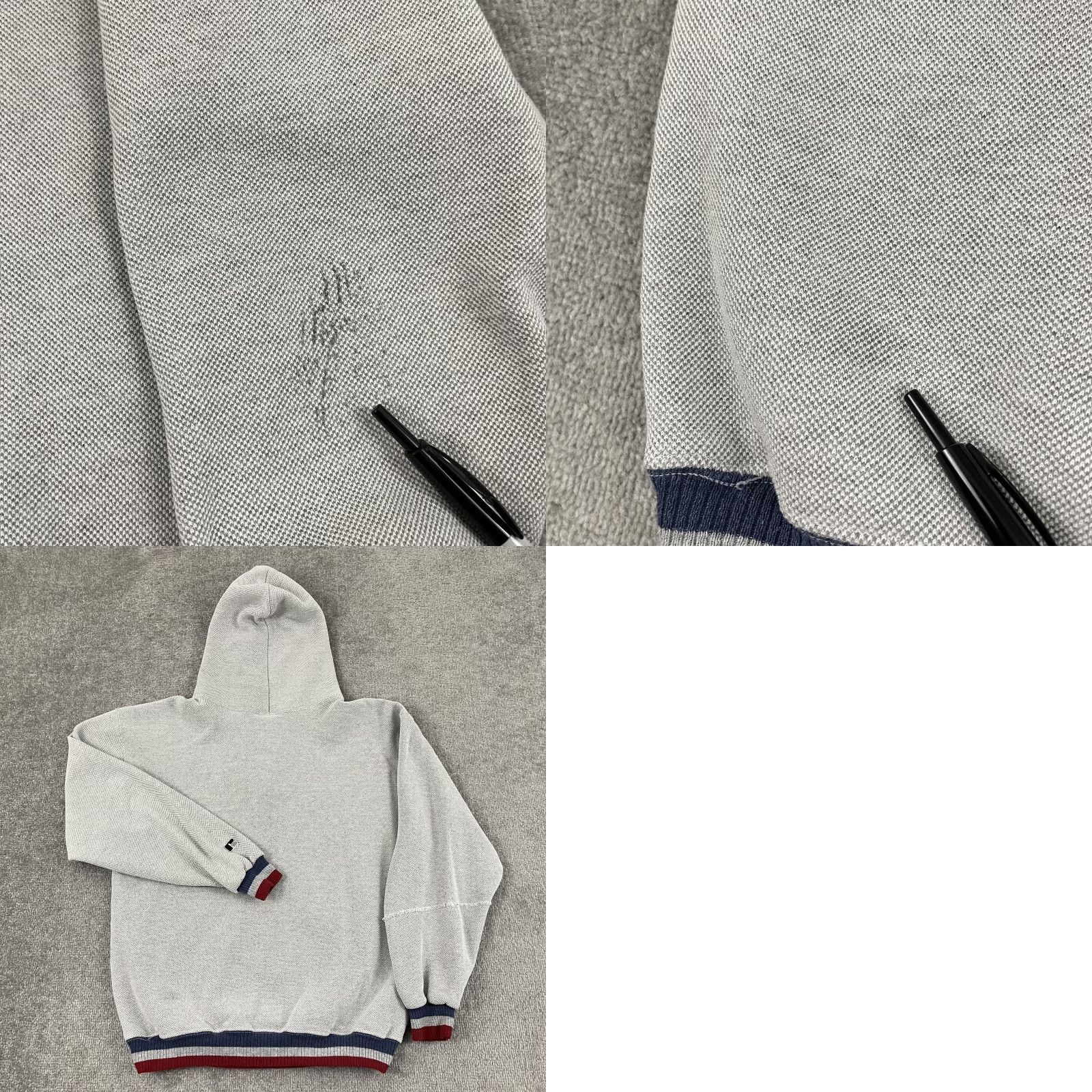 Russell Athletic VINTAGE Russell Athletic Hoodie Sweatshirt Mens L/XL Gray Half Zip Retro Training Y2K Size US L / EU 52-54 / 3 - 8 Thumbnail