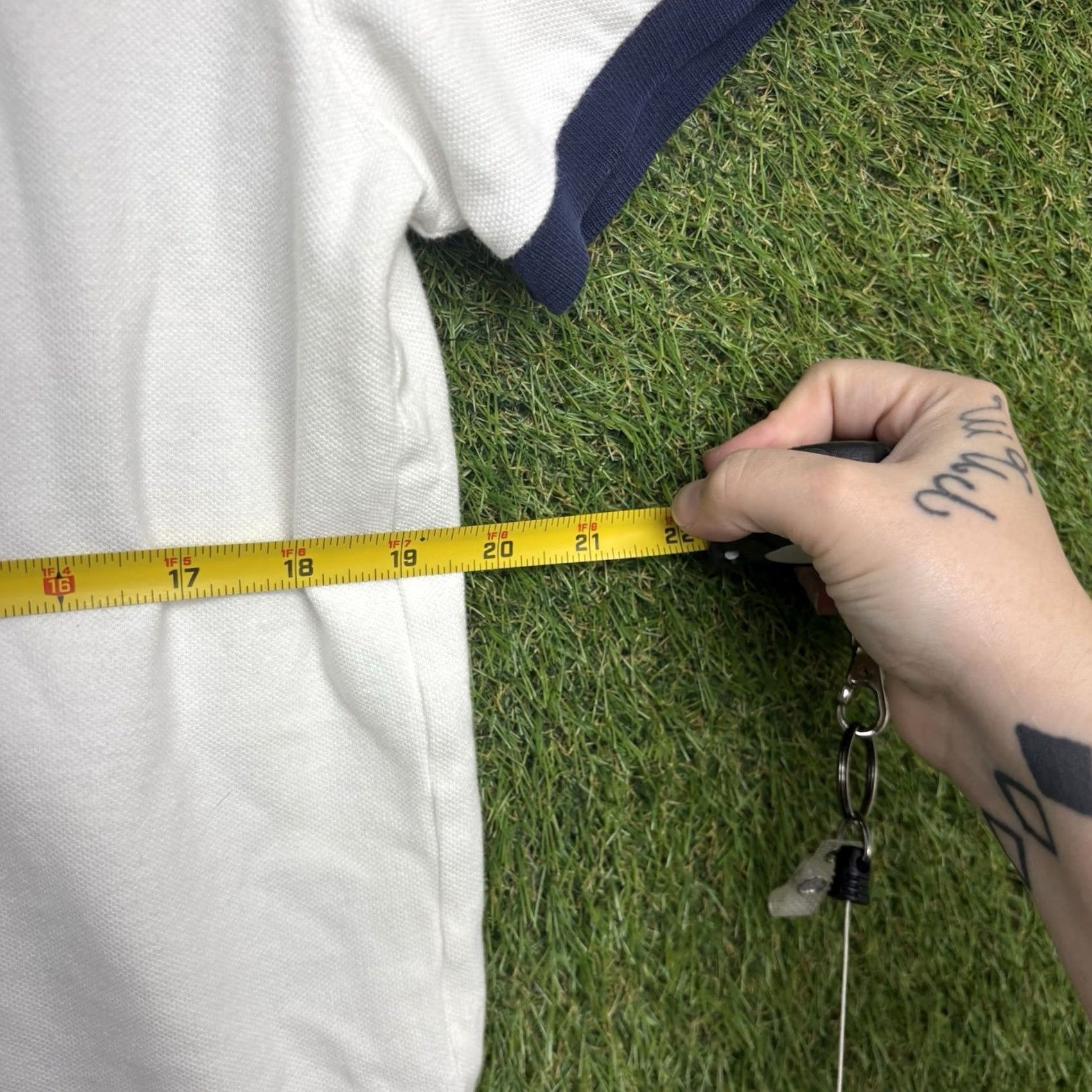 Polo Ralph Lauren Polo Ralph Lauren Polo Shirt Mens Large White Flag Graphic Slim Fit 4th of July Size US L / EU 52-54 / 3 - 6 Thumbnail