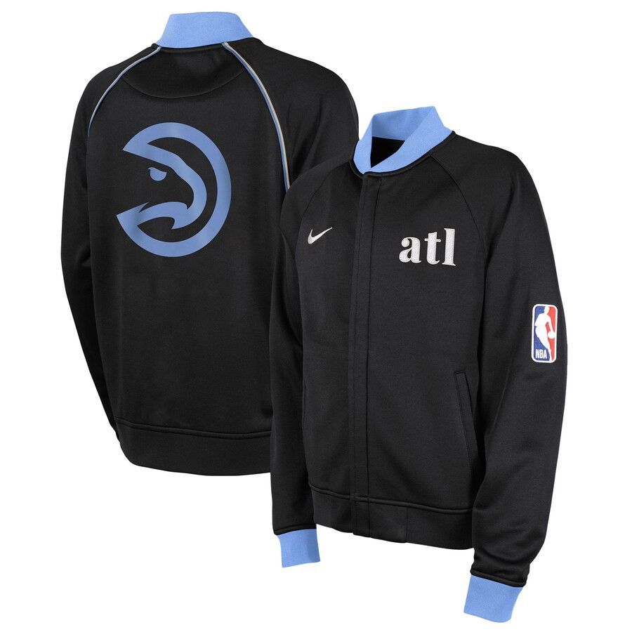 Nike Nike Atlanta Hawks City Edition Full Zip Jacket Size US L / EU 52-54 / 3 - 6 Thumbnail