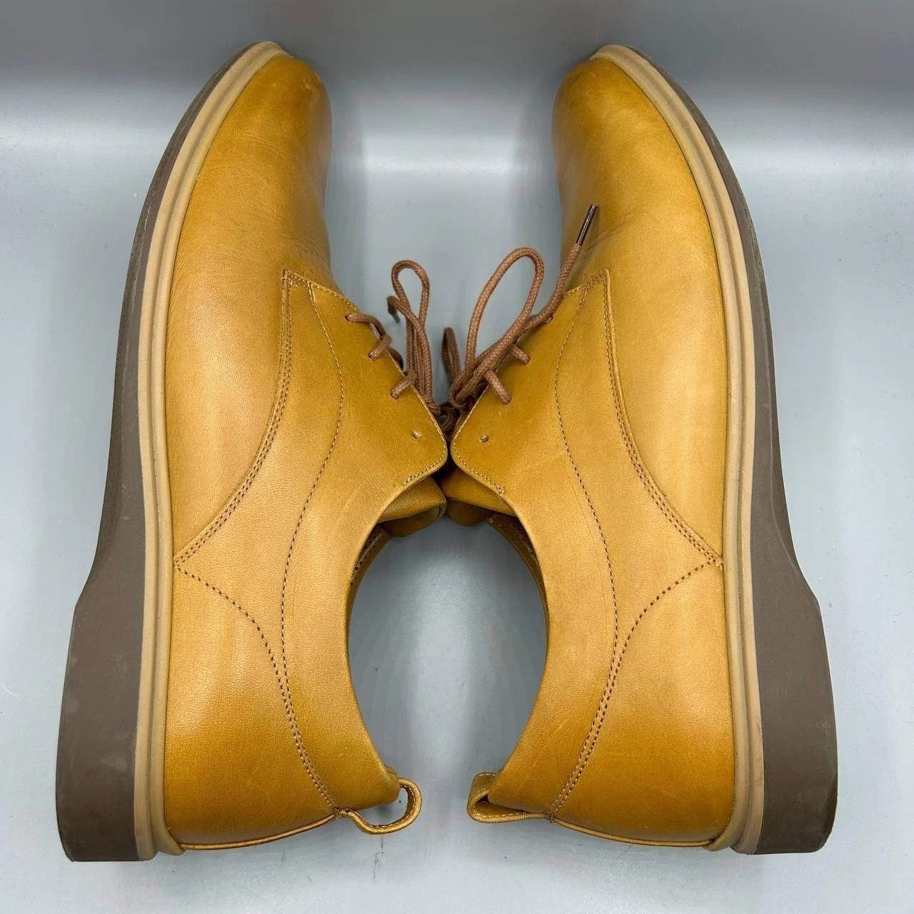 Other Amberjack The Original Derby Shoes Men Leather Honey Tan 12 Size US 12 / EU 45 - 5 Thumbnail