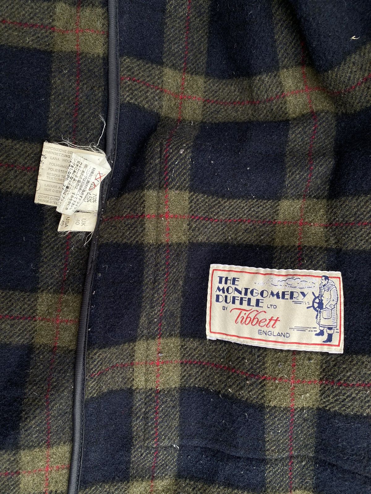 Original Montgomery × Vintage The Montgomery Duffle Coat Made in England Wool Jacket. #E2 Size US L / EU 52-54 / 3 - 6 Thumbnail