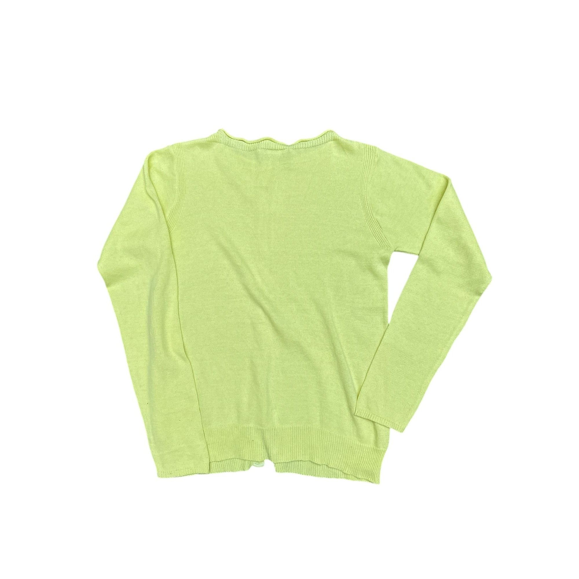 Issey Miyake Light Yellow Cotton Cardigan Size M / US 6-8 / IT 42-44 - 4 Thumbnail