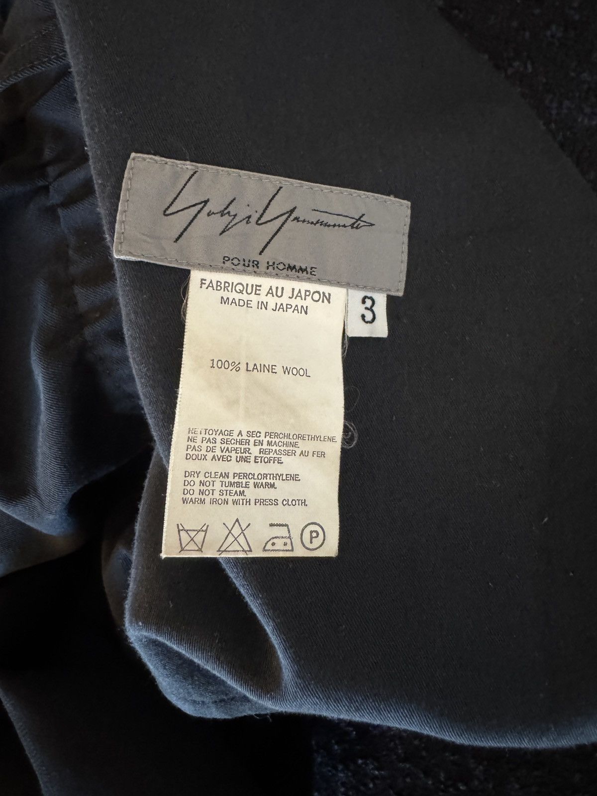 Yohji Yamamoto 00ss drop crotch trousers Size US 31 - 3 Thumbnail