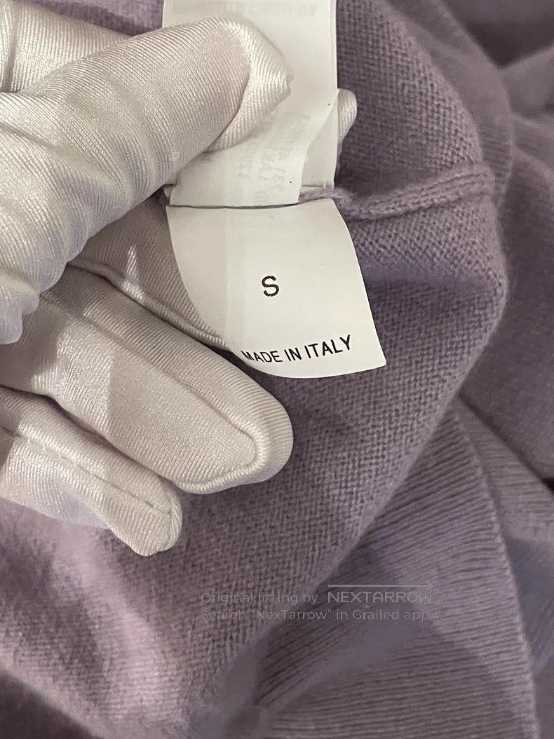 Brunello Cucinelli Brunello Cucinelli Lavender Cashmere Cardigan Size S / US 4 / IT 40 - 6 Thumbnail