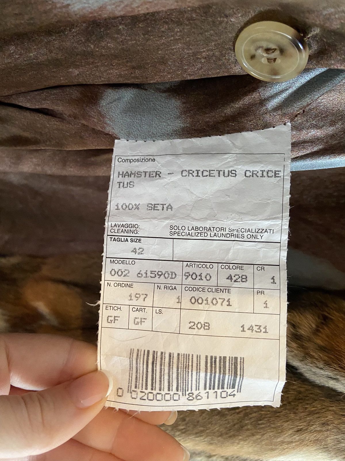 Gianfranco Ferre Gianfranco Ferré Hamster Fur Coat Size XS / US 0-2 / IT 36-38 - 15 Thumbnail