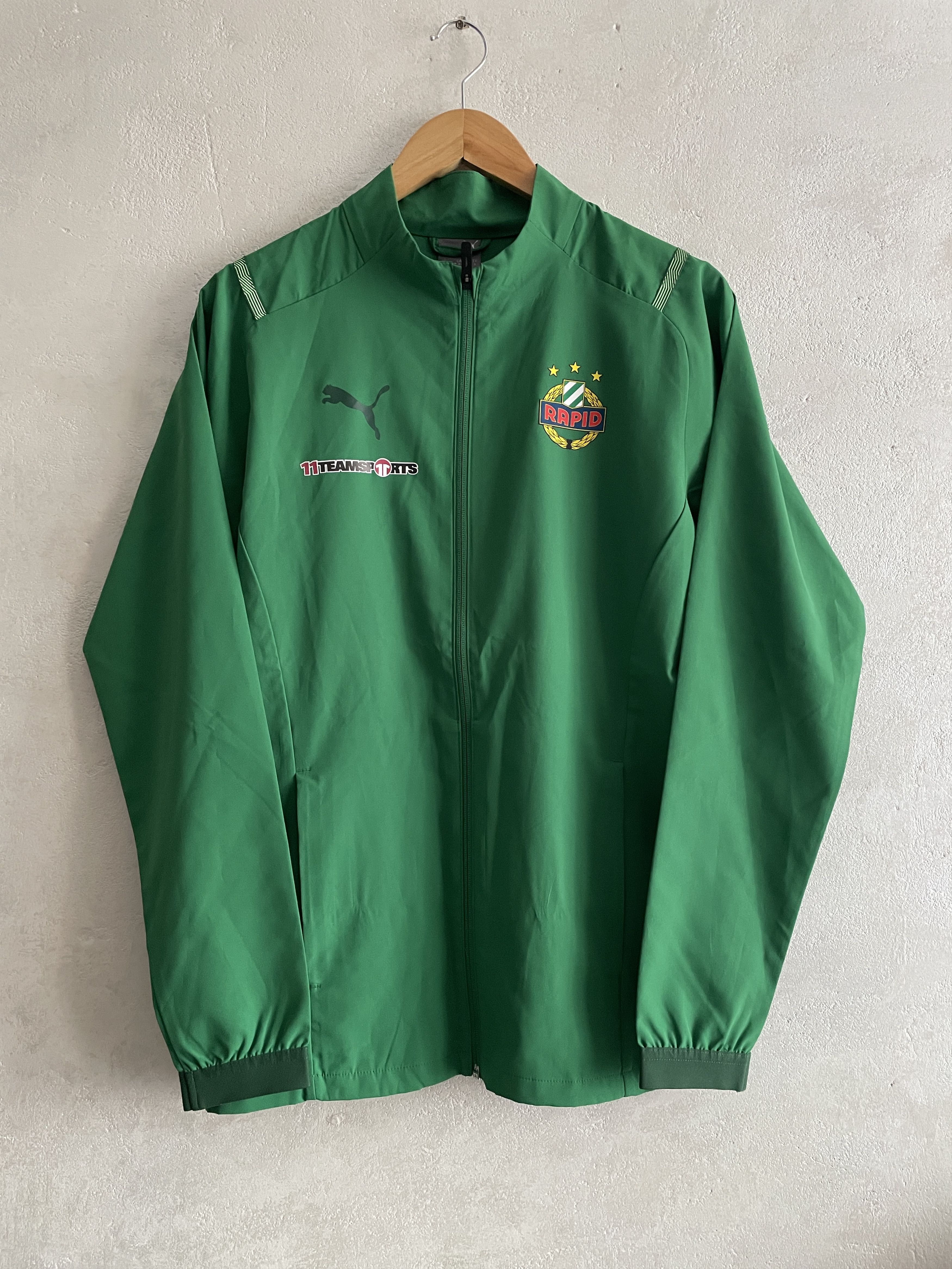 Puma Rapid Wien Training Top football Track Jacket Soccer Size US S / EU 44-46 / 1 - 1 Thumbnail
