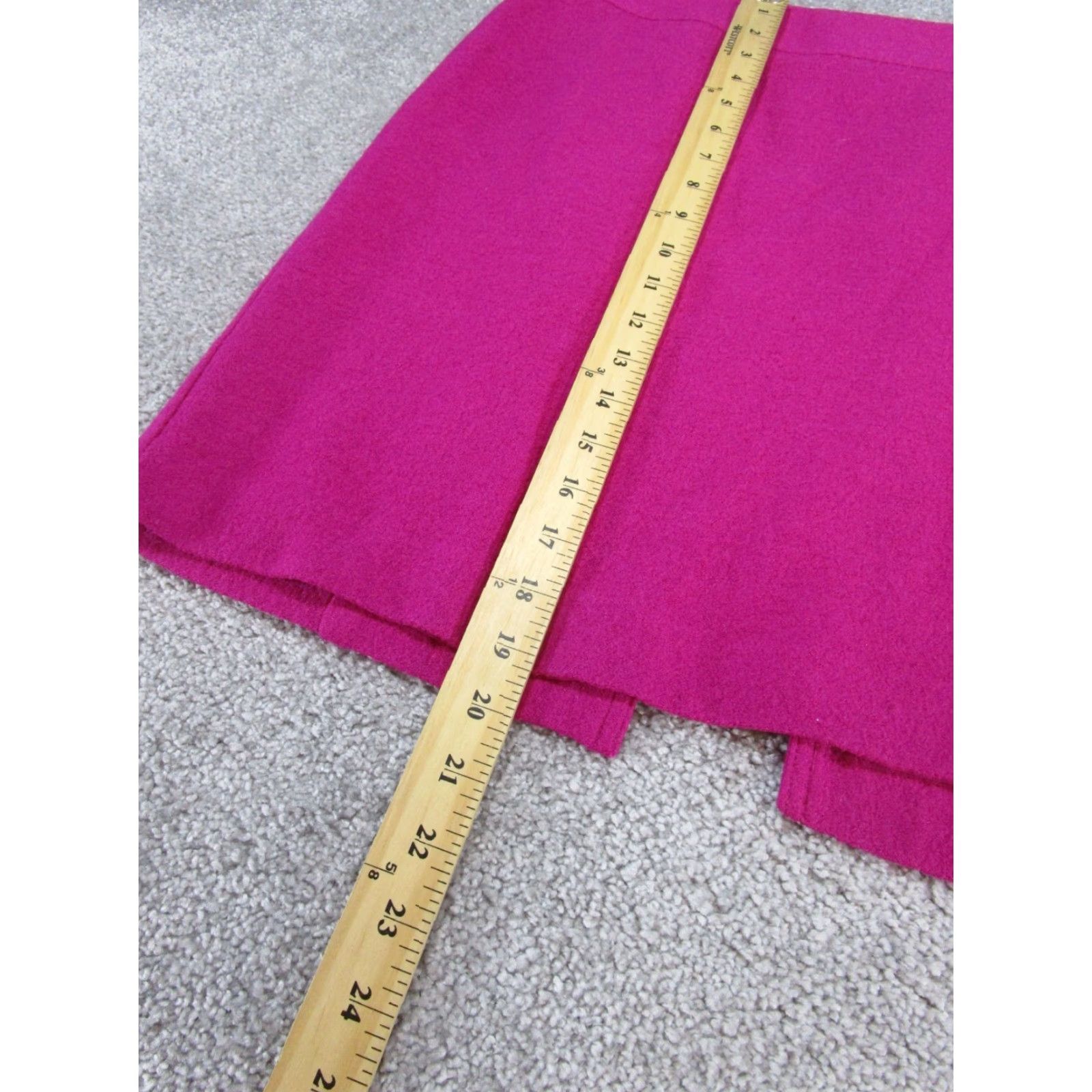Banana Republic Banana Republic Skirt Womens 6 Pink Wool Blend Pencil Size 28" / US 6 / IT 42 - 2 Thumbnail
