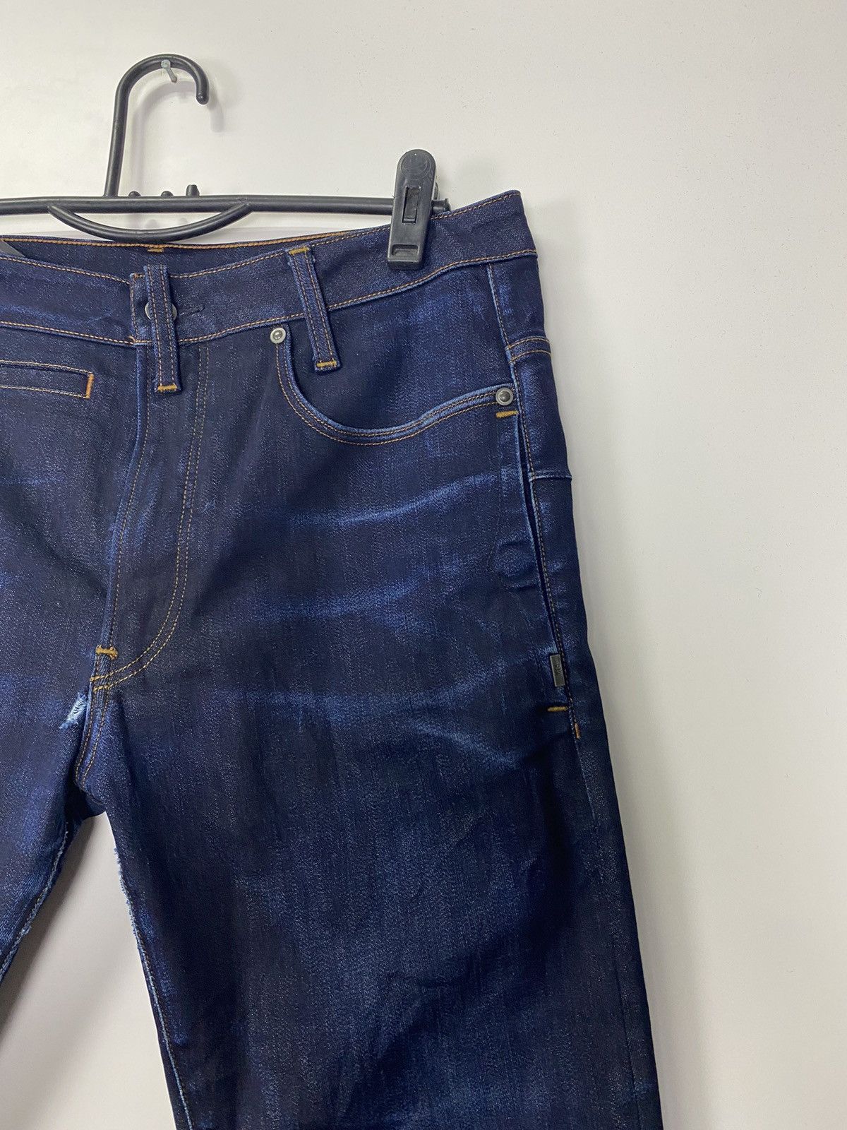 G-Star G-Star Raw Dark Blue Jeans Size US 34 / EU 50 - 3 Thumbnail