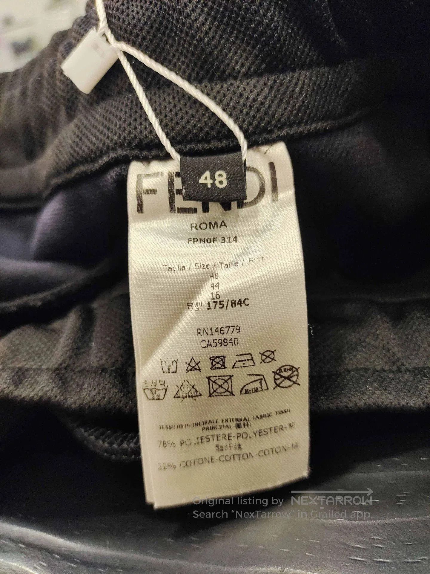 Fendi Fendi Karl Lagerfeld Logo Sweatpants. Size US 32 / EU 48 - 4 Thumbnail