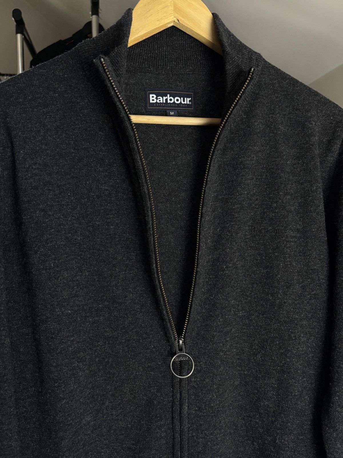 Barbour Barbour Wool Zip Knit Sweater Size US M / EU 48-50 / 2 - 5 Thumbnail