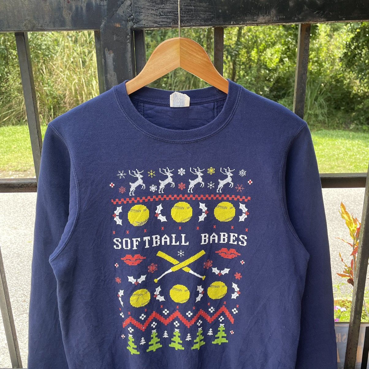 Vintage 🔥Vintage Softball Babes Number Set Sweatshirts Size US XS / EU 42 / 0 - 3 Thumbnail