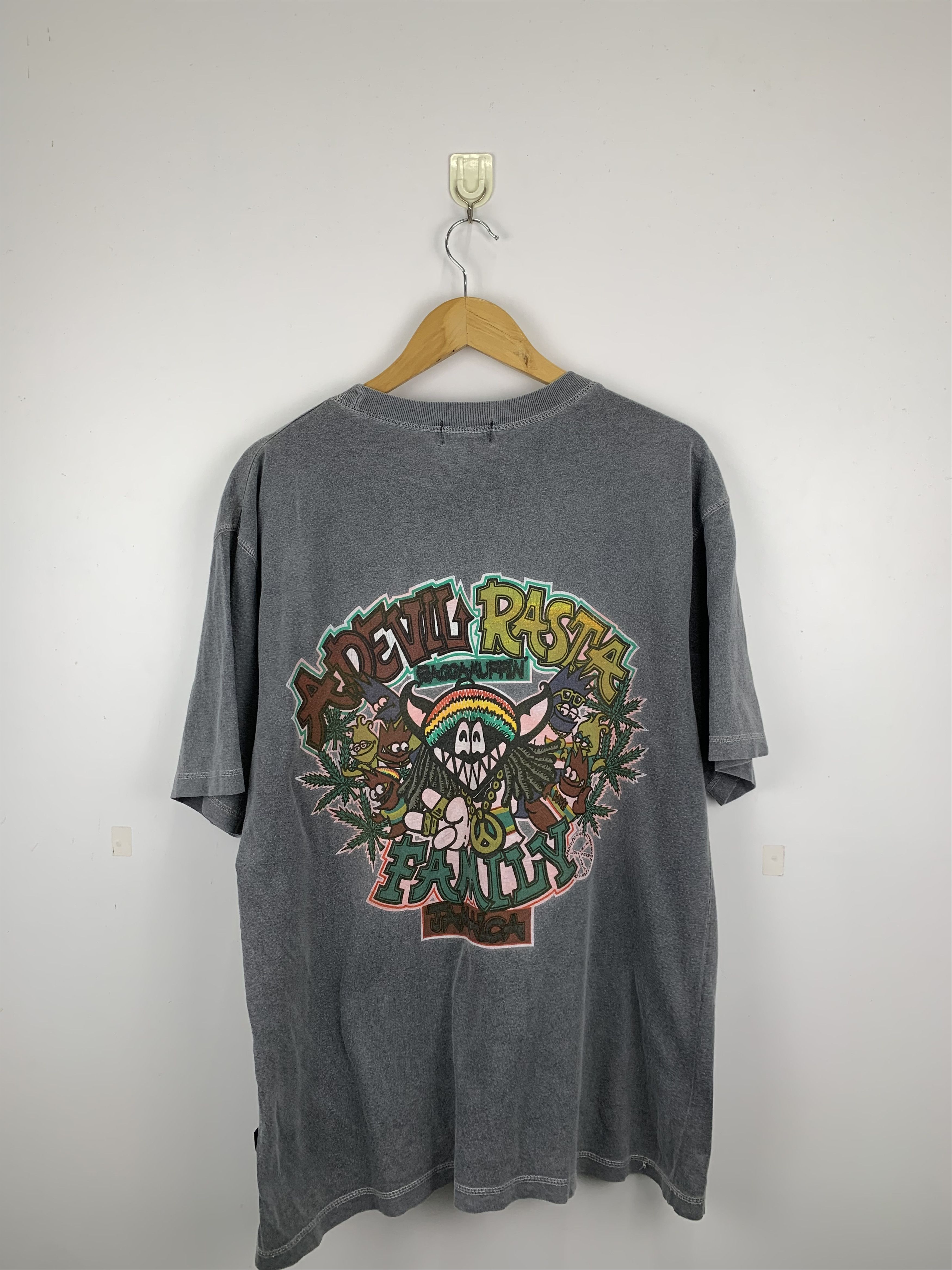 Vintage Vintage Sun Faded Rasta Boy T Shirt TA0066 Size US L / EU 52-54 / 3 - 1 Thumbnail