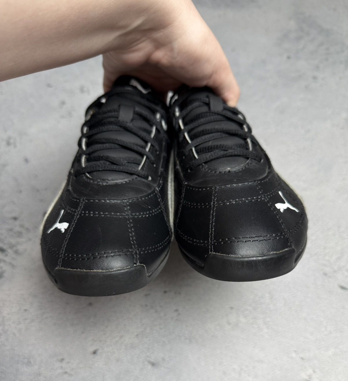 Puma Vintage Puma Speedcat Leather Y2K Black/White Sneakers Size US 5.5 / IT 35.5 - 5 Thumbnail