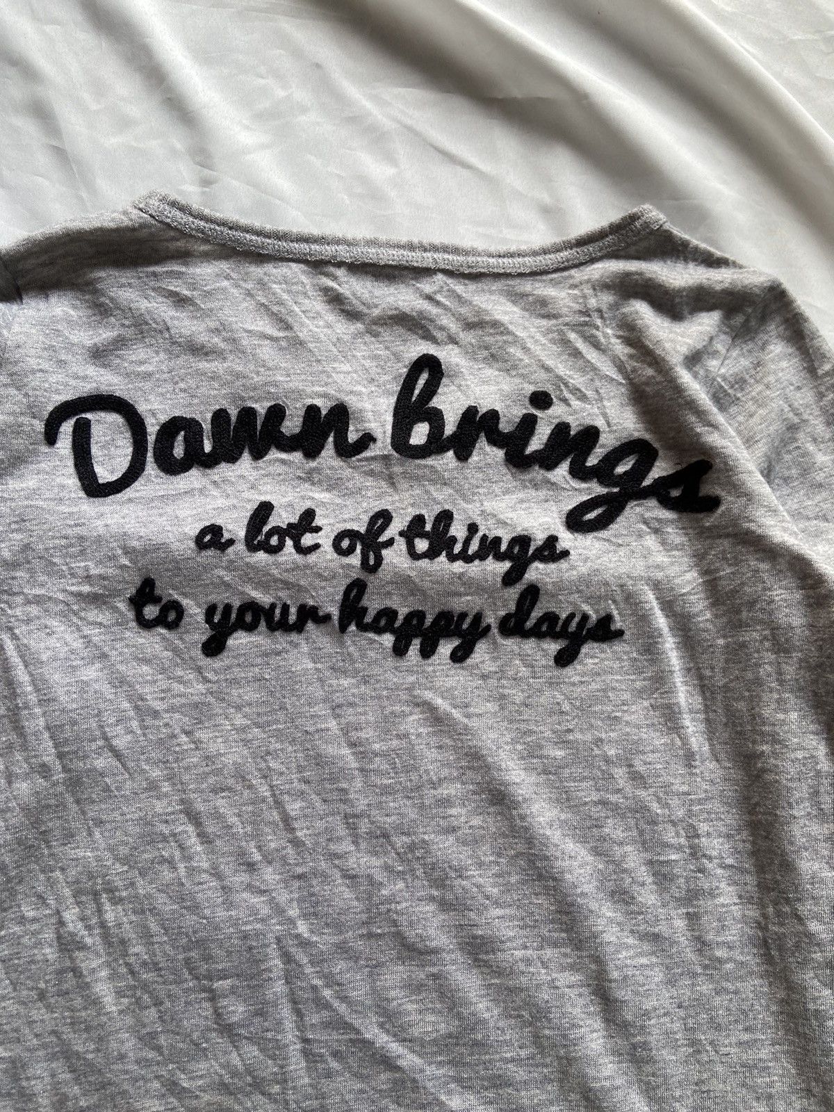 Japanese Brand DOWN BRINGS A LOT OF THINGS TO YOUR HAPPY DAYS SWEATSHIRT Size US S / EU 44-46 / 1 - 10 Thumbnail