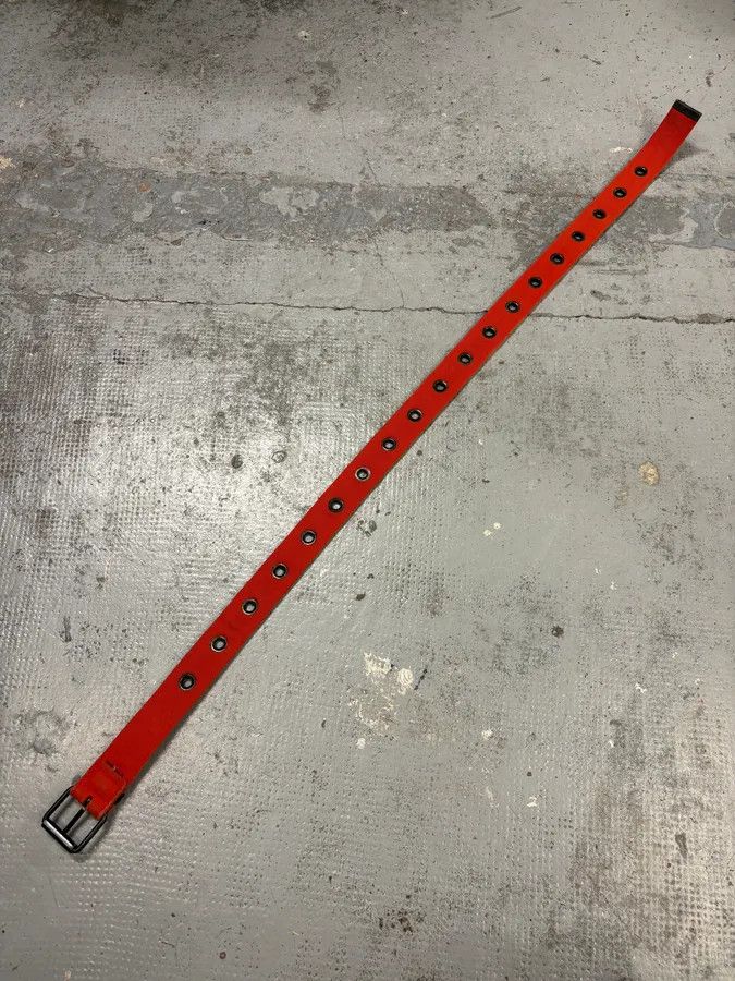 John Galliano John Galliano Orange Canvas Gothic Belt Size ONE SIZE - 9 Thumbnail