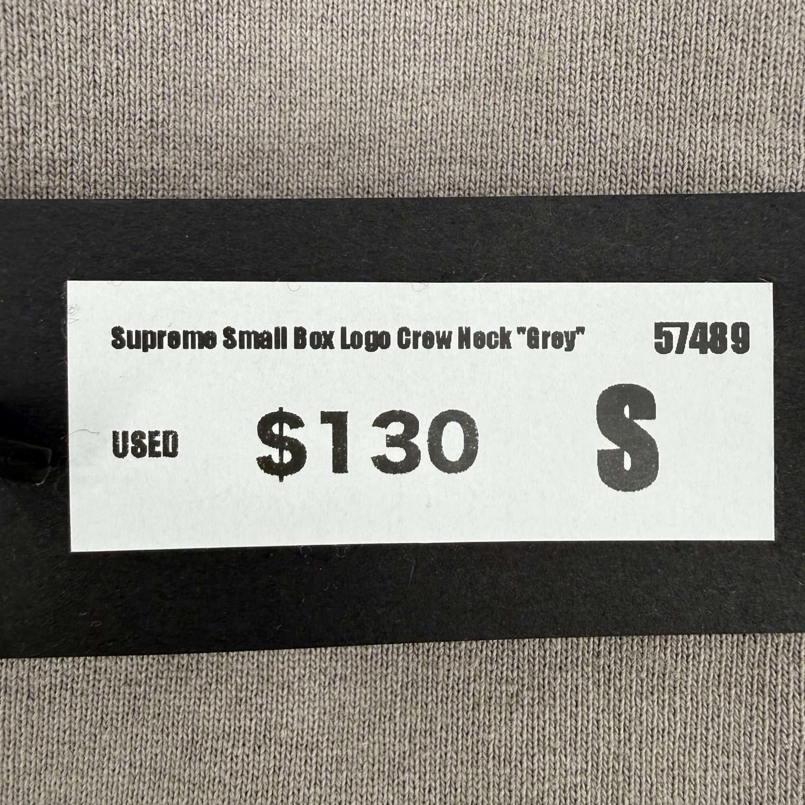 Supreme Supreme Small Box Logo Crew Neck Grey S Size US S / EU 44-46 / 1 - 10 Thumbnail