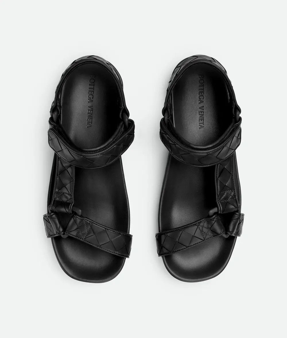 Bottega Veneta o1bcso1str0126 Trip Sandals in Black Size US 5.5 / EU 38 - 4 Thumbnail