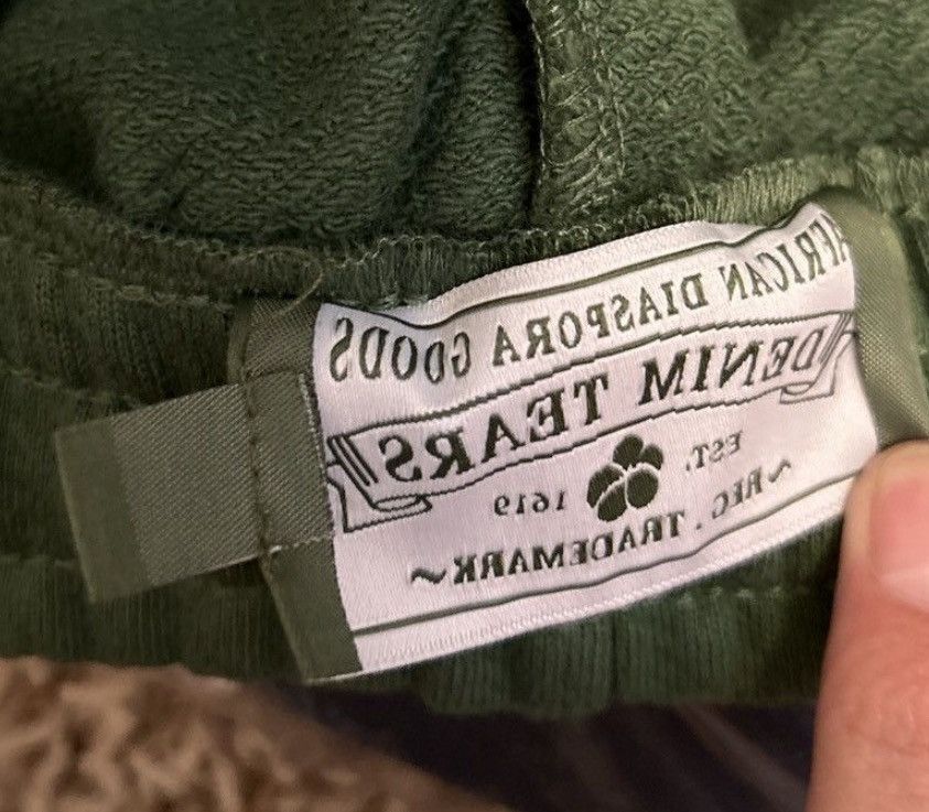DENIM TEARS Denim Tears “The Cotton Wreath” Sweatpants, Size XL Green Size US 36 / EU 52 - 3 Thumbnail